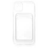 FitCase iPhone 11 Kılıf Cardy Şeffaf Kartlık Cepli Kapak