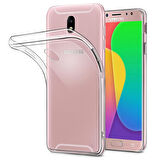 Samsung Galaxy J5 2017 (J520) Kılıf Soft Silikon Şeffaf Arka Kapak