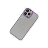 iPhone 13 Pro Kılıf Luna Lens Kamera Çerçeveli Silikon Kapak