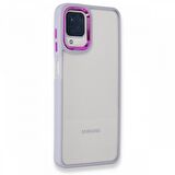 Samsung Galaxy A22 Kılıf Luna Lens Kamera Çerçeveli Silikon Kapak