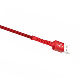 LinkTech K551 Micro USB Metal Başlı Data/Şarj Kablosu 3A 1mt