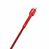 LinkTech K551 Micro USB Metal Başlı Data/Şarj Kablosu 3A 1mt