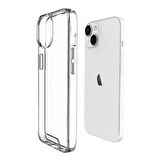 iPhone 14 Plus Kılıf Space Seri Lux Silikon Şeffaf Kapak