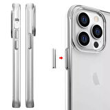 iPhone 14 Pro Max Kılıf Space Seri Lux Silikon Şeffaf Kapak