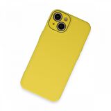 FitCase iPhone 13 Glass Kamera Korumalı Lansman Silikon Kapak