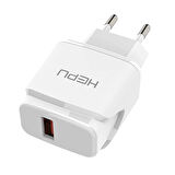 HEPU HP617M 2.1A Seyahat Şarj Aleti USB-Micro USB Kablo Set