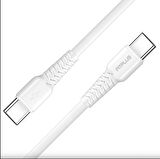 Technow Fitplus Bianca B543 Type-c - Type-c Flex 20w Pd 1Mt Şarj Kablosu