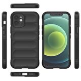 iPhone 12 Kılıf Optimum Lens Çerçeveli Silikon Kapak