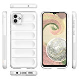 Samsung Galaxy A04 Kılıf Optimum Lens Çerçeveli Silikon Kapak