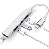 HEPU HP-B04 4in1 Type-C Girişli USB HUB Çoklayıcı