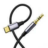 HEPU HP-20T Type-C - 3.5mm AUX Ses Kablosu 1mt