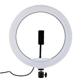Soft Ring Light MJ36 14" 36cm RGB LED Halka Işık Tripodlu Selfie Işığı