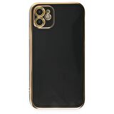 iPhone 12 Kılıf Luxury Seri Kamera Korumalı Silikon Kapak