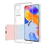 FitCase Xiaomi Redmi Note 12 Pro 4G Kılıf Kamera Korumalı Silikon Şeffaf Arka Kapak