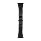 Apple Watch 42 44 45 49 mm Uyumlu Baklalı Çelik Kordon