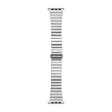 Apple Watch 42 44 45 49 mm Uyumlu Baklalı Çelik Kordon