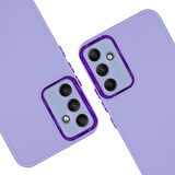 Samsung Galaxy A54 5G Kılıf Freya Lazer Lens Kamera Çerçeveli Silikon Kapak