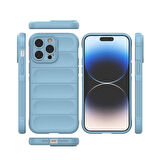 iPhone 15 Pro Max Kılıf Optimum Lens Çerçeveli Silikon Kapak