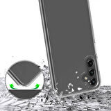 FitCase Samsung Galaxy S24 Kılıf Kamera Korumalı Silikon Şeffaf Kapak