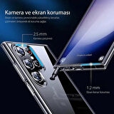 Samsung Galaxy S23 Ultra Kılıf Magsafe Özellikli Şeffaf Silikon Kapak