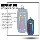 HEPU HP-S01 20W Taşınabilir Kablosuz Bluetooth Hoparlör