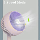 Fineblue FB-5005 3 Kademeli Masaüstü Şarjlı Mini Vantilatör