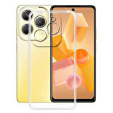 Infinix Hot 40 Kılıf Silikon Şeffaf Kapak