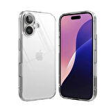 iPhone 17 Kılıf Kamera Korumalı Silikon Şeffaf Arka Kapak
