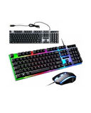 VRKB700 Stalker Warrior Gaming Oyuncu Işıklı Klavye Mouse Seti Klavye + Mouse Seti