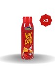 Burcu Büfe Tipi Acılı Ketçap 650GR - (3 Adet)