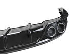 Honda  Civic FE1 2022 Uyumlu Difüzör / 4 Egzoz Ledli
