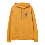 Astro-9 Baskılı Hoodie-Portakal