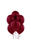 Metalik Bordo Balon 10'lu Paket