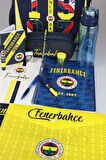 LİSANSLI FENERBAHÇE BÜYÜK BOY OKUL ÇANTASI,KALEM ÇANTASI,A4 2 ADET DEFTER,700 ML MATARA İLE KIRTASİYE SETİ