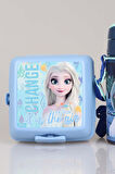 DEKOMUS İLE LİSANSLI FROZEN SALTO HIDDEN TRUTH ÇELİK MATARA 500 ML VE 2 KATLI BESLENME KABI YEMEK SETİ