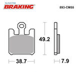 SİNTERLİ ÖN FREN BALATASI / KAWASAKI / ZX-10R NINJA / 1000cc / ÖN İKİ TAKIM KULLANIR / 2004-2005-2006-2007-2008-2009-2010-2011-2012-2013-2014-2015-2016-2017-2018-2019-2020-2021-2022