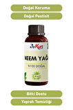 ByKurt %100 Saf Neem Yağı 20ML Doğal Böcek Kovucu Soğuk Sıkım Tesbih Ağacı Yağı