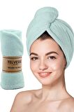 Kalın Mikrofiber Saç Havlusu Plaj Deniz Havuz Bonesi Kurulama Banyo Saç Kurutma Baş Havlusu Pembe sachavlusu