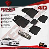 Toyota Corolla 4D Paspas Siyah ve 4D Bagaj Havuzu 2013 2018