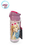 Barbie Matara 500 Ml - Çocuk Suluk, Matara, Pipetli Suluk, Askılı Suluk Barbie Matara