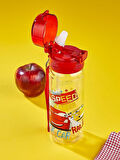 Speed Cars Suluk 500 Ml - Çocuk Suluk, Matara, Pipetli Suluk, Askılı Suluk Arabalar Matara