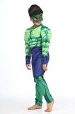 Yeni Sezon Sevilen Karakter Yeşil DEV Kahraman Hulk Kaslı Kostüm - Dolgulu