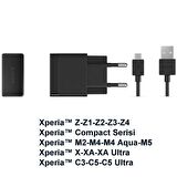 Sony Xperia Şarj Cihazı Aleti Ve Kablosu Z Z1 Z2 Z3 Z4 Z5 M5 E5 X