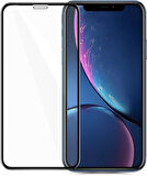 Iphone  XR Tam Kaplayan Kırılmaz Cam Koruyucu 5d 9d Siyah