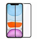 Iphone 11 PRO MAXTam Kaplayan Kırılmaz Cam Koruyucu 5d 9d Siyah