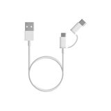 2 In 1 Usb Kablo Micro Usb Ve Usb C (Type C - 100 Cm)