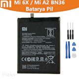 Xiaomi Mi 6X/Redmi A2/Mi A2 Bn36 Pil Batarya ve Tamir Seti