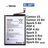 Tecno Spark 5 Pil Batarya BL-49 FT