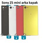 Sony Xperia Z5 Compact Mini Arka Pil Batarya Kapak Siyah