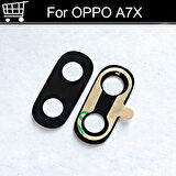 Oppo A7x Kamera Lens Camı+Yapışkan